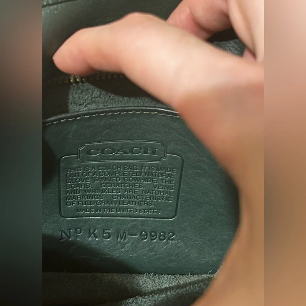 Green Vintage Coach Canteen Bag! - Picture 7 of 16